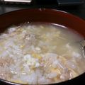 ぶーこん's cooksnap of when they made 超簡単♥ﾂﾅと卵のお雑炊♪.