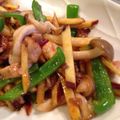 ののさき's cooksnap of when they made 黄金せんがん（さつまいも）とキノコ炒め.