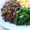 ３児ママCafe's cooksnap of when they made 鶏そぼろ丼ぶり.