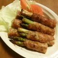 にきけん's cooksnap of when they made アスパラ豚肉巻き.