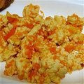 Sac’HiNa's cooksnap of when they made ご飯のお供✿人参と桜えびの豆腐そぼろ.