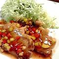 ベルくんママ's cooksnap of when they made ポークソテー　スイートチリソース.