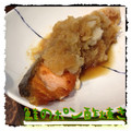 まゆちゃろ's cooksnap of when they made 簡単・旨い☆鮭のバターポン酢おろしソース.