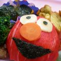 ciao_peach's cooksnap of when they made キャラ弁・エルモ.