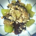 kamomansai's cooksnap of when they made キューリとナスの中華炒め.