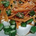 ちぃ410's cooksnap of when they made 豆腐サラダオクラのっけ.