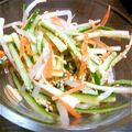 まんちゃんＤ's cooksnap of when they made 四葉亭♪学校給食きゅうりともやしのサラダ.