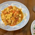didiko's cooksnap of when they made 西紅柿炒鶏蛋(トマトと鶏卵の炒め物).