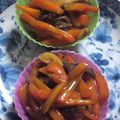 ひトみ's cooksnap of when they made ごはんがススム☆にんじんとひき肉の炒め物.
