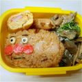 えんもん's cooksnap of when they made キャラ弁　アンパンマン号.