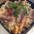 ポヨちママ's cooksnap of when they made かぼちゃと豚肉の炊き込みごはん.
