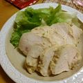 komutatata's cooksnap of when they made お湯に浸けるだけ！生姜味噌バターチキン.