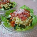 かおpon's cooksnap of when they made トマトときゅうりの冷製パスタ.