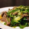 ☆RUN☆'s cooksnap of when they made ちゃちゃっと♪牛ちゃん＆ピーマン炒め！.