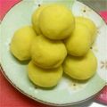 るてぃす's cooksnap of when they made 一足早い？月見団子（サツマイモで）.