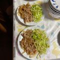 クックQT23CK☆'s cooksnap of when they made 【楽めし】豚バラの生姜焼き.