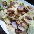 ぴんくのゾウ's cooksnap of when they made キャベツとアサリの蒸し煮.