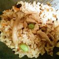 くうとあんちゃん's cooksnap of when they made 炊飯器で キノコの醤油バターピラフ.