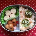 ｊ−ｊ−ｆ's cooksnap of when they made ❀パパ弁に❀簡単まっくろくろすけ弁.