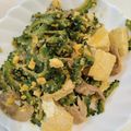 スヌ☆もつ's cooksnap of when they made 子供もＯＫ！苦くないゴーヤチャンプル.