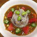 YUKIKI☆'s cooksnap of when they made ✿ペットボトルの底で花デコカレー✿.