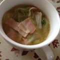 milkypon's cooksnap of when they made 白菜とベーコンのコンソメ煮込み.