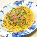 のんのん_mom's cooksnap of when they made ツナとベーコンの和風スパゲティ.