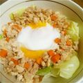 まろろん1357's cooksnap of when they made Cafe風☆鳥そぼろ丼.