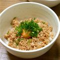 おチェブ's cooksnap of when they made また食べたくなる！「鶏そぼろで月見丼」.