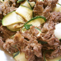yonhaonma's cooksnap of when they made きゅうりと牛肉の炒めもの.