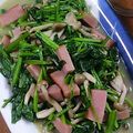 ちぱるんぱ's cooksnap of when they made お弁当に♪ベーコン・ほうれん草・塩麹炒め.
