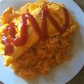 あかねk's cooksnap of when they made 簡単◆半熟玉子の包まないオムライス.