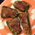 ★Chiffon★'s cooksnap of when they made みんな大好き♪野菜入りピーマンの肉詰め☆.