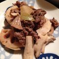 ふじっこ210's cooksnap of when they made レンコンと牛肉の中華風煮物.