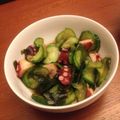 im_shione's cooksnap of when they made 酢の物★タコ＋キュウリ＋わかめ.