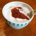 まちるだ食堂。's cooksnap of when they made 手作りいちごジャムＤＥヨーグルトかけ❤.