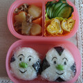 まいーこ's cooksnap of when they made 幼稚園弁当✿おむすびまん＆こむすびまん.