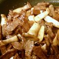 たなかおり's cooksnap of when they made エリンギと牛肉の炒め物.