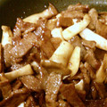 たなかおり's cooksnap of when they made エリンギと牛肉の炒め物.