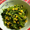 さらだaaa's cooksnap of when they made ツルムラサキとコーンのプチプチ胡麻和え.