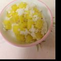 sindy88's cooksnap of when they made 薩摩芋の炊き込みご飯 簡単レシピ.
