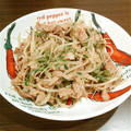 とーとも's cooksnap of when they made 安くて！簡単！豆苗ともやしの炒め物★.