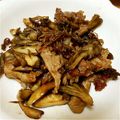 くしまな's cooksnap of when they made 豚こまと舞茸のピリっと甘辛きんぴら.