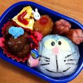 ラム組's cooksnap of when they made ドラえもん☆キャラ弁.