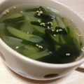らむ（・×・）'s cooksnap of when they made あっという間のわかめスープ.