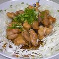 ダ〜ごはん's cooksnap of when they made 簡単！鶏ももの照り蒸し焼き（油なし！）.