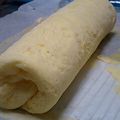Campanella's cooksnap of when they made シンプル ロールケーキ.