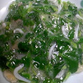 あしかりぼう's cooksnap of when they made ﾓﾛﾍｲﾔと茗荷のみぞれ和え♡.
