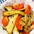 ゆう♫＊。's cooksnap of when they made えりんぎたっぷりトマト＆バター炒め☆.