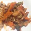 ミドりん's cooksnap of when they made 簡単エビチリ風野菜炒め.